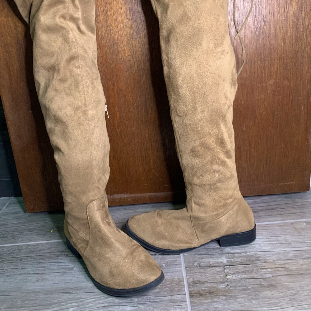 Knee High Suede Boots